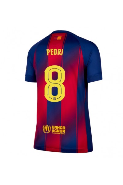 Barcelona Pedri Gonzalez #8 Jalkapallovaatteet Naisten Kotipaita 2025-26 Lyhythihainen Barcelona Pedri Gonzalez #8 Jalkapallovaatteet Naisten Kotipaita 2025-26 Lyhythihainen